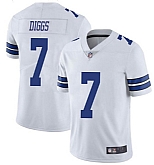 Nike Cowboys 7 Trevon Diggs White Vapor Untouchable Limited Jersey,baseball caps,new era cap wholesale,wholesale hats